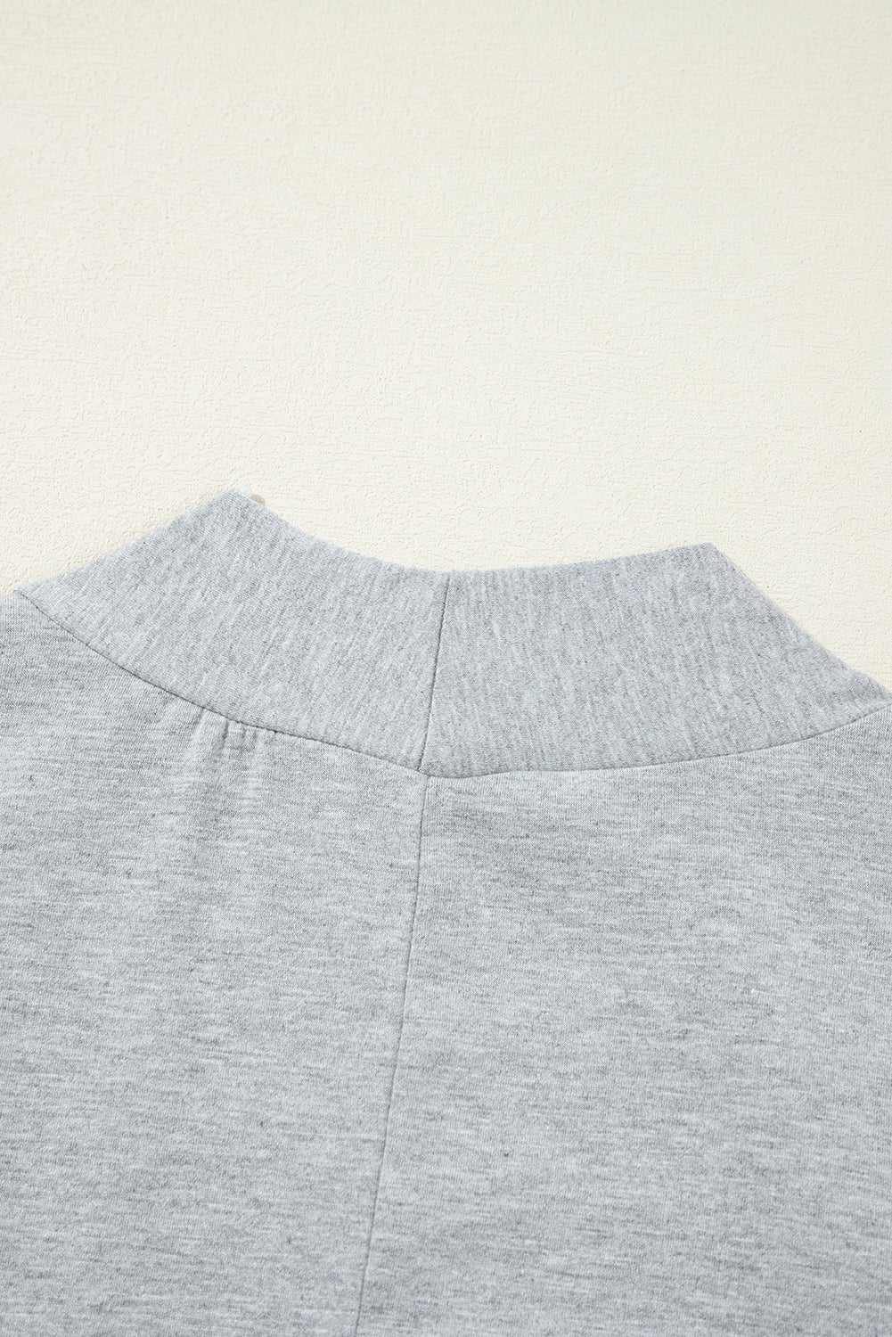 Light Grey Split Long Cardigan and Skinny Pants Loungewear Set